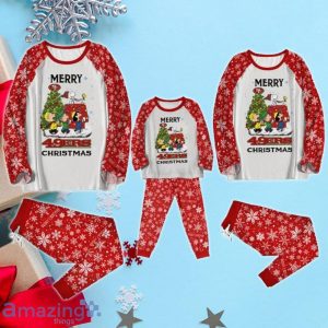 Merry San Francisco 49ers Christmas Limited Edition Pajamas Set Product Photo 3