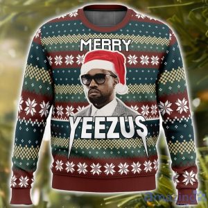Merry Yeezus Kanye West AOP Ugly Christmas Sweater Christmas Holiday Gift For Men And Women Product Photo 2