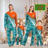 Miami Dolphins Custom Name Christmas Pajamas For Fans