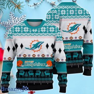 Miami Dolphins National Football League Christmas Sweater Xmax Gifts Product Photo 1