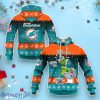 Miami Dolphins NFL Teams Funny Grinch Toilet 3D Hoodie Christmas, Xmas Gift For Fans
