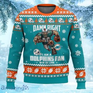 Miami Dolphins Ugly Miami Dolphins Gift For Men And Women Product Photo 1