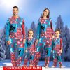 Miami Marlins Pajamas Set Personalized Name For Sport Fans Christmas Pajamas Set For Family