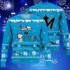 Miami Marlins Snoopy MLB Ugly Christmas Sweater Unique Gift For Men Women