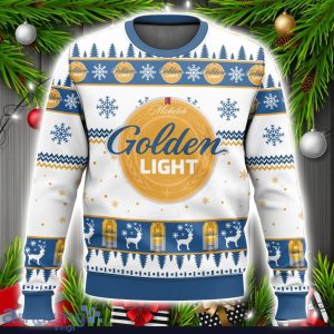 Michelob Golden Light 3D Sweater Christmas Gift Ugly Christmas Sweater Xmas Gift Ideas Product Photo 1
