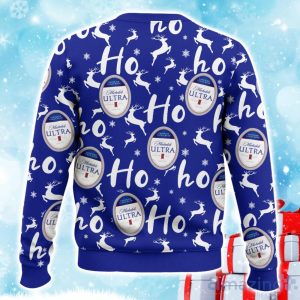 Michelob Ultra Christmas Hohoho Ugly Sweater Xmas Gift For Men Women Product Photo 2