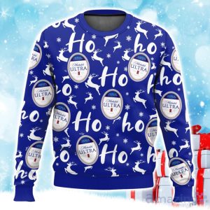 Michelob Ultra Christmas Hohoho Ugly Sweater Xmas Gift For Men Women Product Photo 1