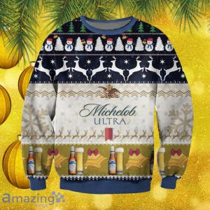 Michelob Ultra Christmas Ugly Sweater Gift For Men And Women image Michelob Ultra Christmas Ugly Sweater Gift For Men And Women Product Photo 2