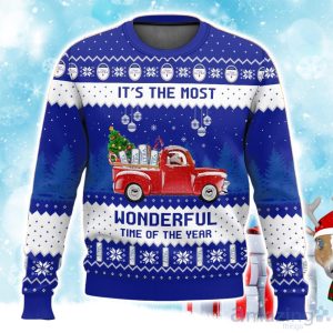 Michelob Ultra It’s The Most Wonderful Time For A Beer Ugly Christmas Sweater Product Photo 1