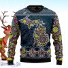 Michigan Blue Mandala Ugly Christmas Sweaters Special Gift For Men And Women