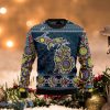Michigan Blue Mandala Ugly Christmas Sweaters Unique Gift For Men And Women
