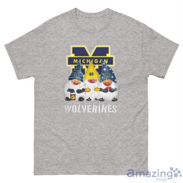 Michigan Wolverines Logo Gnomies Shirt Christmas Gift - G500 Men’s Classic Tee-1