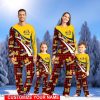 Michigan Wolverines Team Pajamas Personalize Name Buffalo Plaid Christmas Pajamas Set