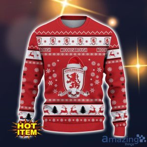 Middlesbrough F.C 3D Ugly Christmas Sweater All Over Printed Sweater Christmas Gift Product Photo 2
