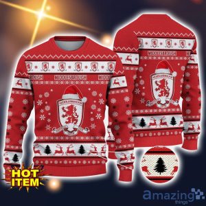 Middlesbrough F.C 3D Ugly Christmas Sweater All Over Printed Sweater Christmas Gift Product Photo 1