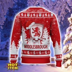 Middlesbrough F.C Ugly Christmas Sweater Holiday Gift Ideas For Sport Fans Product Photo 3