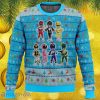 Mighty Morphin Chibis Power Rangers Ugly Christmas Sweater Gift For Men And Women