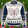 Miller Light Heart Ugly Christmas Sweater Xmas Christmas Gift