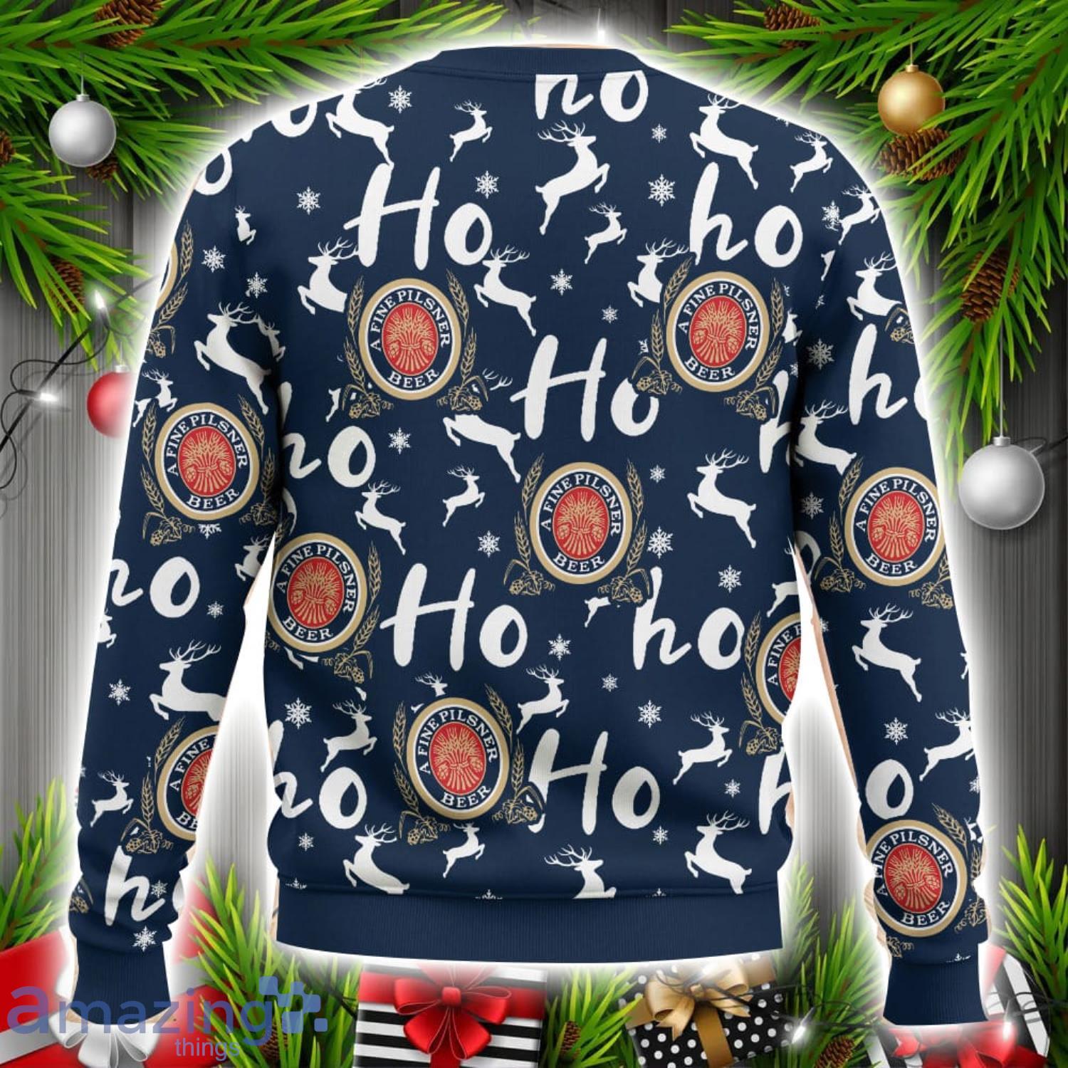 Miller Lite Christmas Hohoho Ugly Christmas Sweater All Over Printed Christmas Sweater image Miller Lite Christmas Hohoho Ugly Christmas Sweater All Over Printed Christmas Sweater Product Photo 2