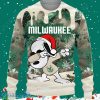 Milwaukee Bucks Snoopy Dabbing The Peanuts Sports Football American Ugly Christmas Sweater Impressive Gift
