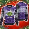 Minnesota Vikings Christmas Grinch Sport Ugly Christmas Sweater 3D