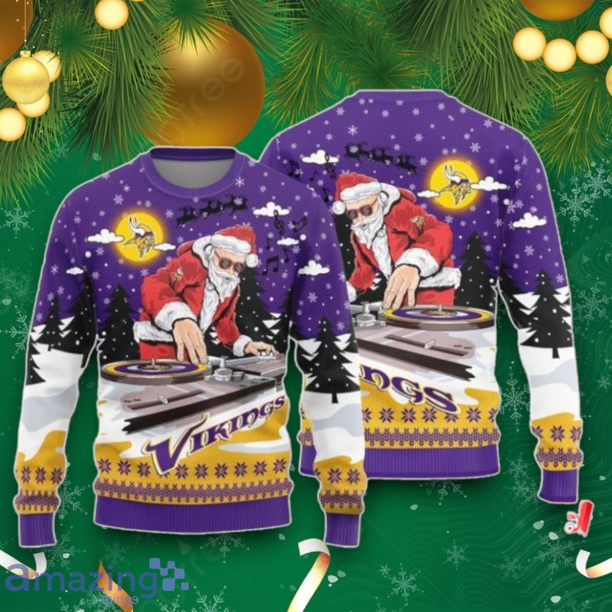 Ugly christmas sweater on sale vikings