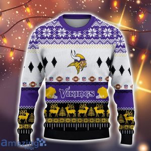Minnesota Vikings National Football League Ugly Christmas Sweater Sport Christmas Gift image Minnesota Vikings National Football League Ugly Christmas Sweater Sport Christmas Gift Product Photo 2