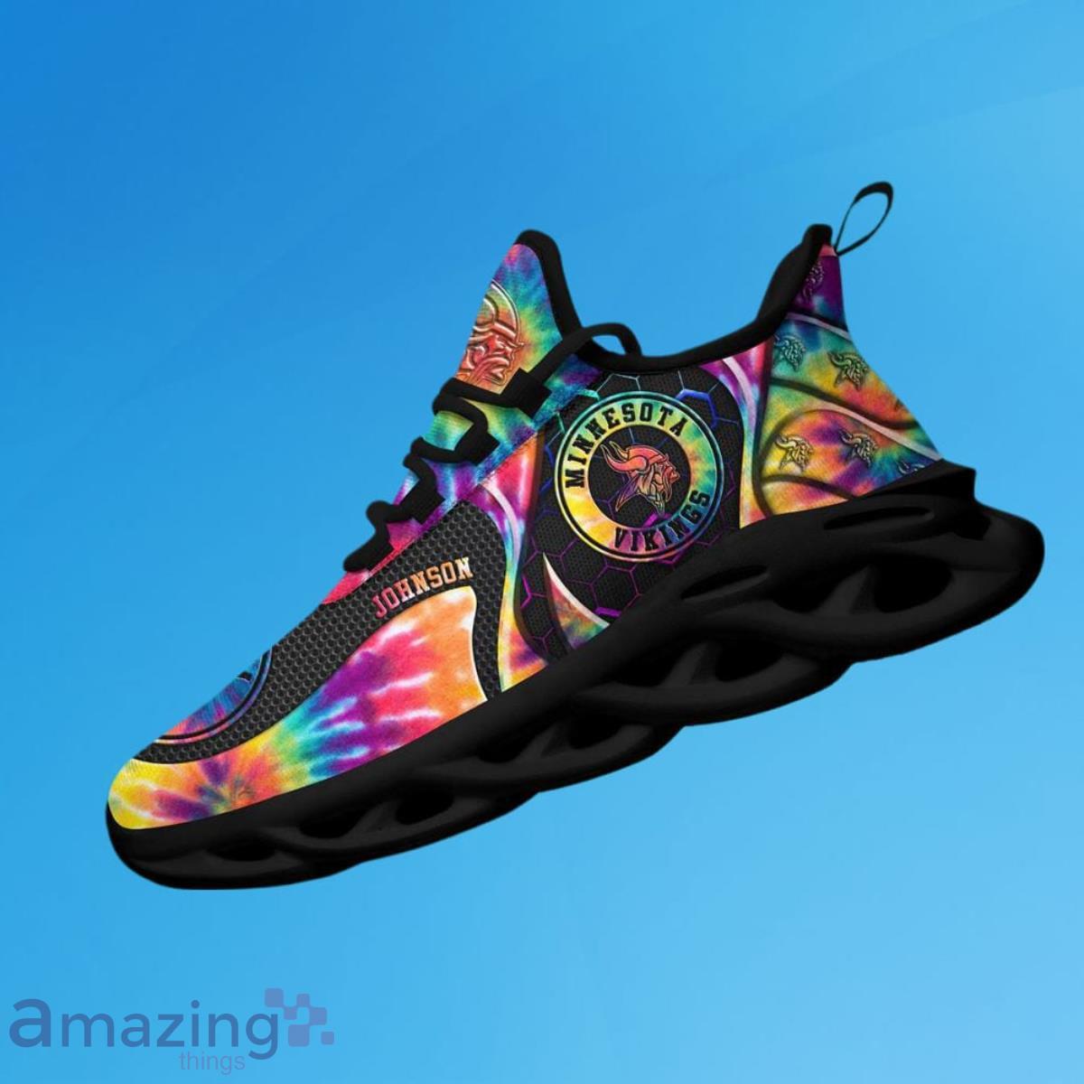 Minnesota Vikings NFL Max Soul Shoes Custom Name Special Gift For Men And Women image Minnesota Vikings NFL Max Soul Shoes Custom Name Special Gift For Men And Women Product Photo 2