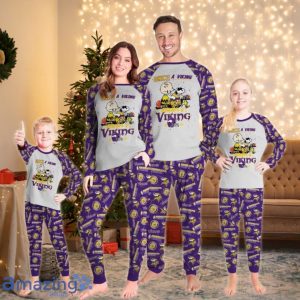 Minnesota Vikings Once A Viking - Always A Viking Snoopy Pajamas Set Product Photo 1