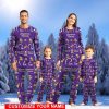 Minnesota Vikings Sport Pajamas Set Custom Name Kid & Adult Christmas Pajamas Set Family Gift