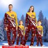 Minnesota Vikings Team Pajamas Personalize Name Buffalo Plaid Christmas Pajamas Set