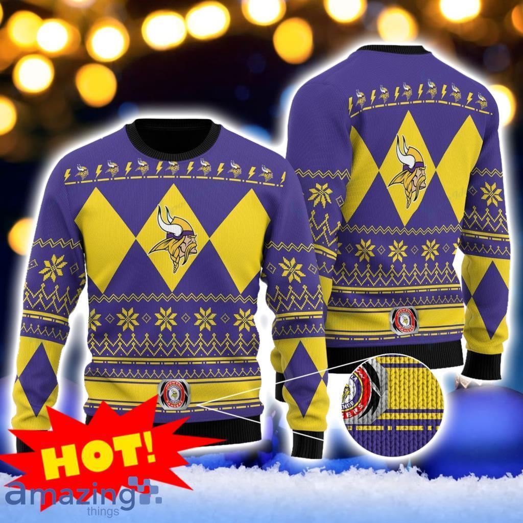 Minnesota Vikings Woolen Christmas Ugly Sweater Gift For Men And Women image Minnesota Vikings Woolen Christmas Ugly Sweater Gift For Men And Women Product Photo 1