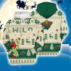 Minnesota Wild 3D Hooodie Ugly Sweatshirt Christmas Pattern Grinch Ice Hockey NHL Fans