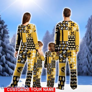 Missouri Tigers Pajamas Set Personalized Name For Sport Fans Christmas Pajamas Set For Family Product Photo 2