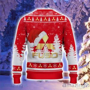 Mitsubishi Fuso Santa Hat Pattern Ugly Christmas Sweater For Men And Women Product Photo 3