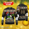 MLB Grinch Drink Up Kansas City Royals Personalized Name And Number Ugly Knitted Sweater Christmas Gift