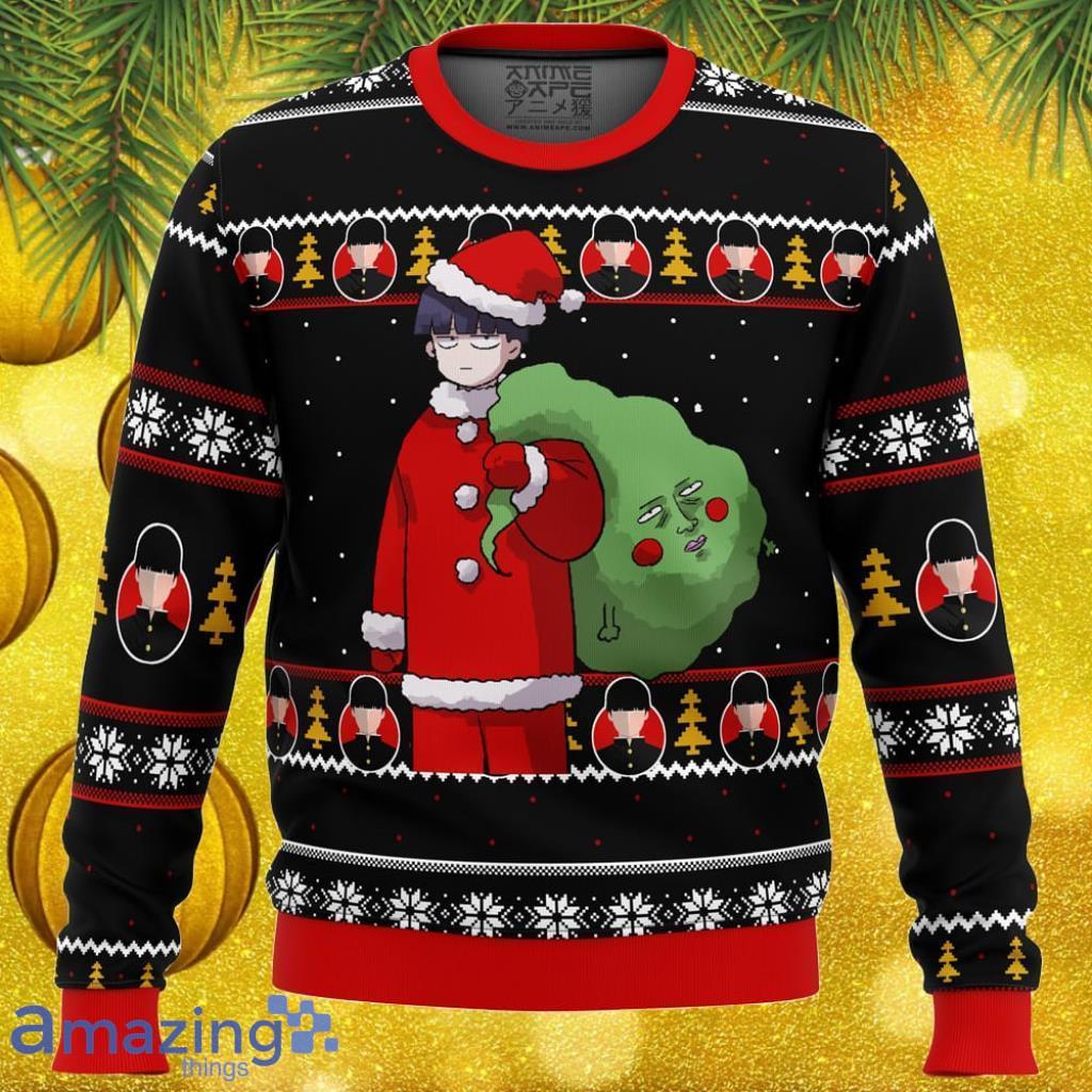 Mob Psycho 100 Santa Ugly Christmas Sweater Gift For Men And Women image Mob Psycho 100 Santa Ugly Christmas Sweater Gift For Men And Women Product Photo 1