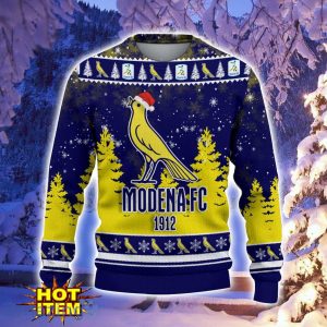 Modena F.C Ugly Christmas Sweater Holiday Gift Ideas For Sport Fans Product Photo 2
