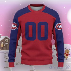 Montreal Canadiens Ugly Sweater Custom Name And Number Hot Design For Christmas Gift Product Photo 2