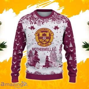 Motherwell F.C. Ugly Christmas Sweater, Xmas Gift Ideas 2023 For Fans Product Photo 2