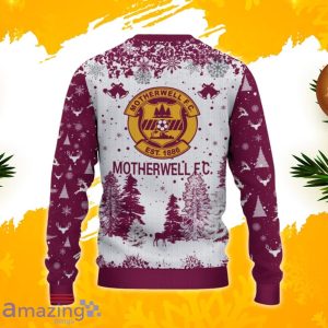 Motherwell F.C. Ugly Christmas Sweater, Xmas Gift Ideas 2023 For Fans Product Photo 3