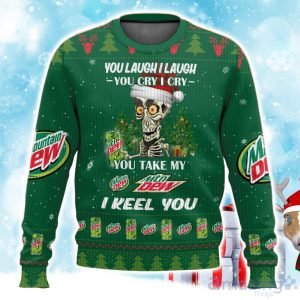Moutain Dew Funny Christmas Ugly Christmas Sweater, Xmas Gift Ideas For Fans Product Photo 1