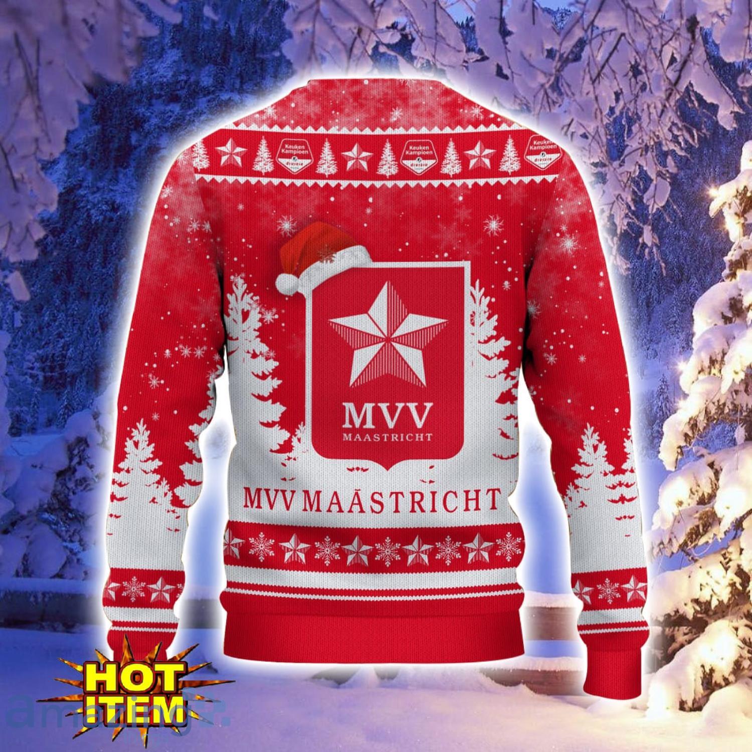 MVV Maastricht 3D Sweater Gift For Sport Fans Ugly Christmas Sweater image MVV Maastricht 3D Sweater Gift For Sport Fans Ugly Christmas Sweater Product Photo 3
