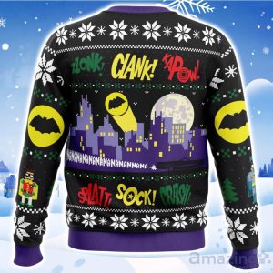 Nananana Christmas Batman DC Comics Ugly Christmas Sweater Product Photo 2