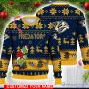 Nashville Predators Grinch Ugly Christmas Sweater Ice Hockey NHL Christmas Gift 3D Sweater Custom Name