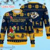 Nashville Predators Ugly Sweater Christmas Custom Name Ice Hockey NHL