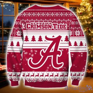 NCAA Alabama Crimson Tide Logo Grinch Ugly Christmas Sweater Christmas Gift For Sport Fans Product Photo 2