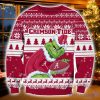 NCAA Alabama Crimson Tide Logo Grinch Ugly Christmas Sweater Christmas Gift For Sport Fans