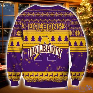 NCAA Albany Great Danes Grinch Ugly Christmas Sweater Christmas Gift For Sport Fans Product Photo 2