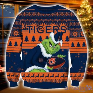 NCAA Auburn Tigers Grinch Ugly Christmas Sweater Christmas Gift For Sport Fans Product Photo 1
